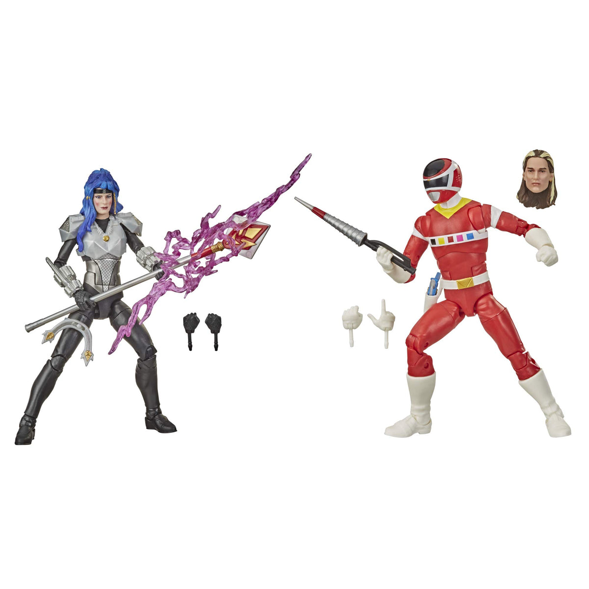 Power Rangers Lightning Collection in Space Red Ranger Versus Astronema 2-Pack 6-Inch Premium Collectible Action Figure Toys with Accessories