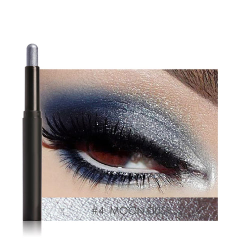 ZJchao 12Colors Eyeshadow Stick Sets with Smudge Proof Eyeshadow Primer Base, Eyeshadow Pencil Lasting Eye Shadow Pen Makeup Cosmetic Tool (#4)