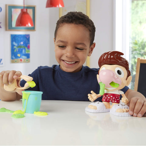 Play-Doh Slime Snotty Scotty Funny Toy for Children Aged 3 and Up with 2 Pots of Slime Snot