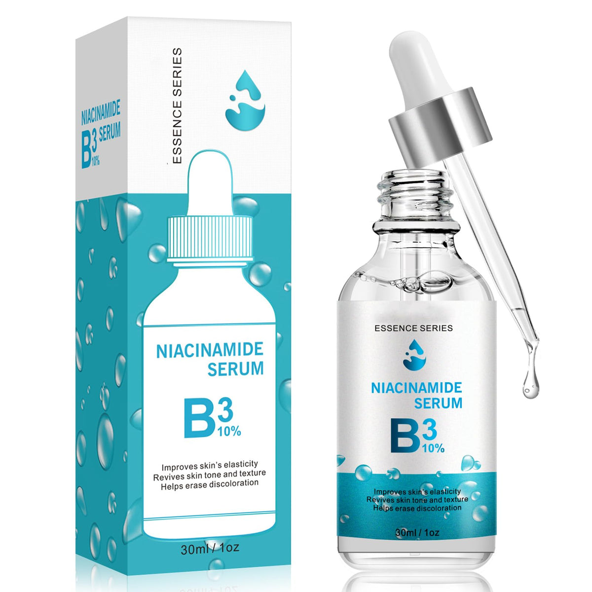 Rosarden Day and Night Face Serum for Glowing Skin, Nicotinamide Facial Essence, Niacinamide Serum, Anti Aging Facial Serum for Women, Hydrating & Anti Wrinkle Serum for Skin Care, Even Skin,30ML