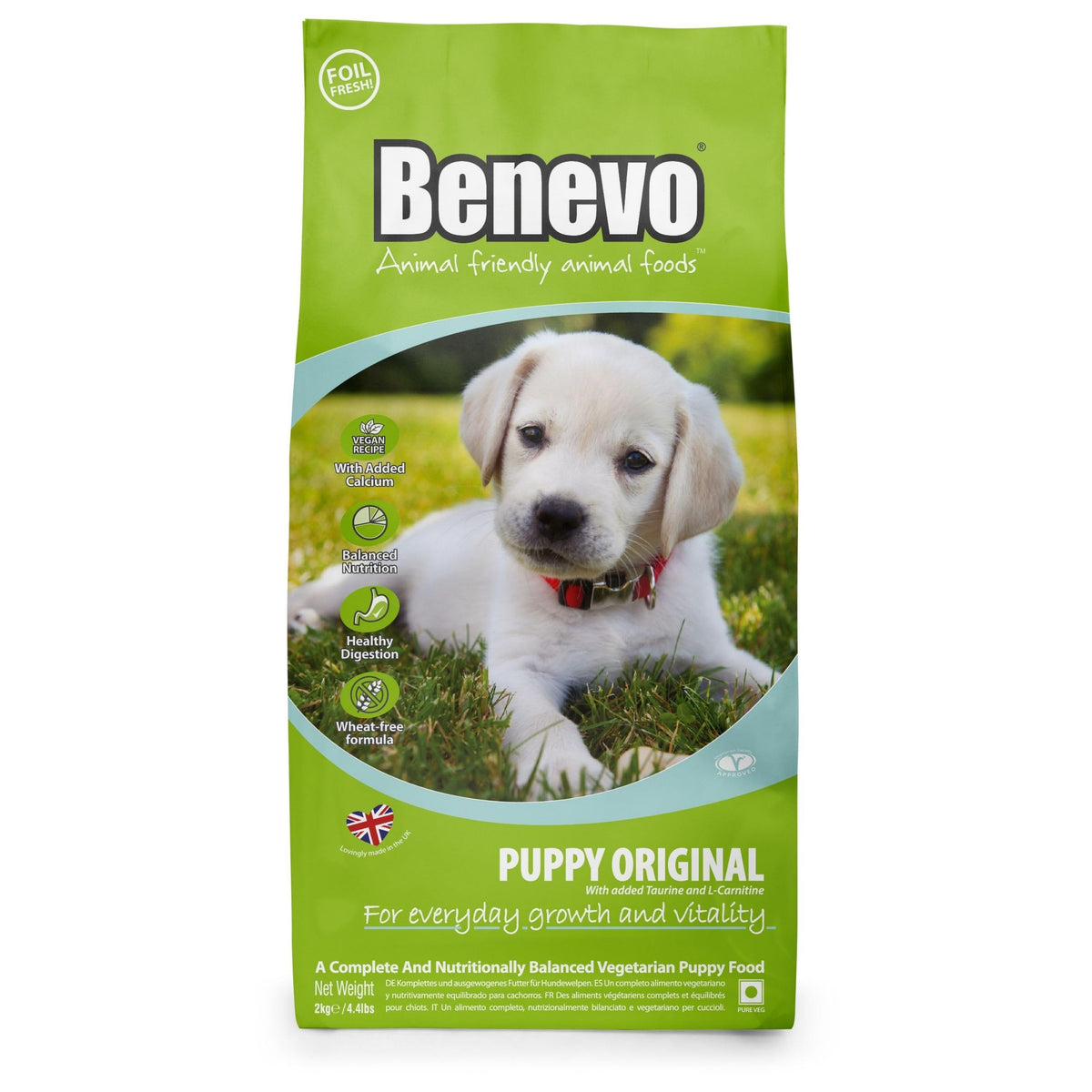 Benevo Dry Puppy Food Original Complete Puppy - 2kg Bag