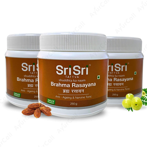 Sri Sri TATTVA shuddhta ka naam Brahma Rasayana, 250Gram (Pack Of 3)
