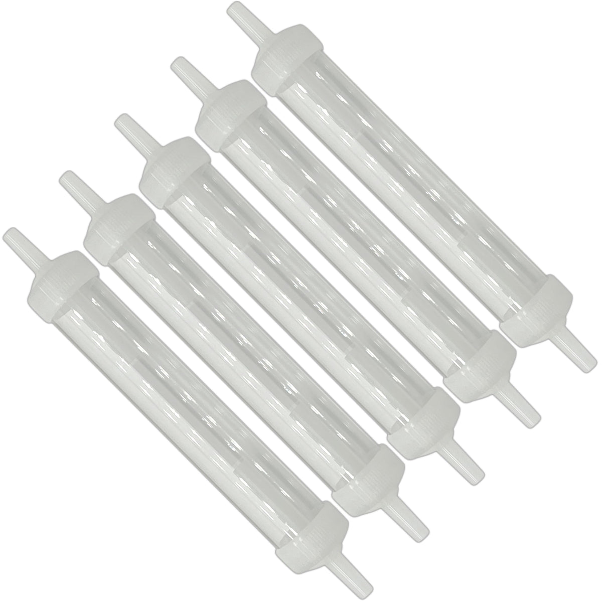 5pk Oxygen Tubing in-Line Water Trap with Removable End Caps