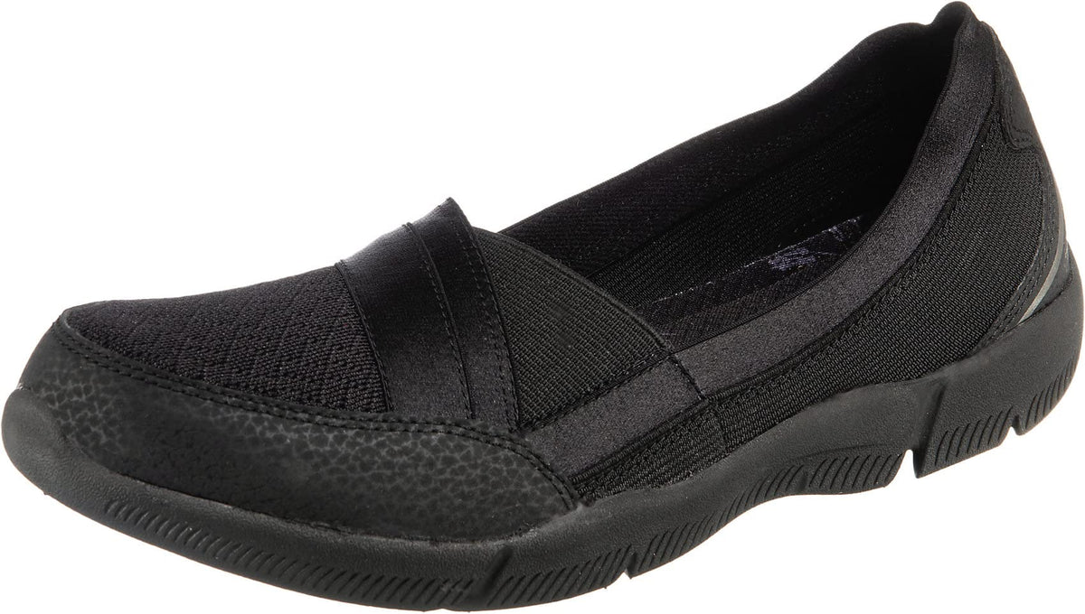 Skechers Women's Be-Luxe-Daylights Sneaker, Black/Black, 9.5 M US