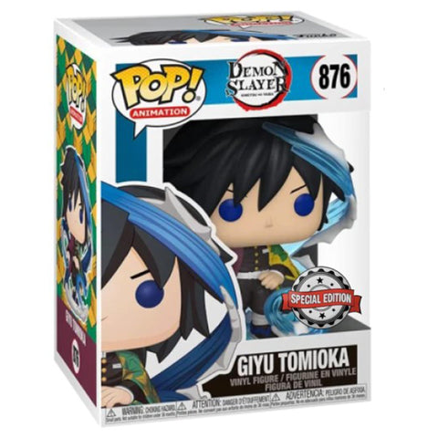 Funko Pop! Animation: Demon Slater - Giyu Tomioka - Demon Slayer - Collectable Vinyl Figure - Gift Idea - Official Merchandise - Toys for Kids & Adults - Anime Fans - Model Figure for Collectors