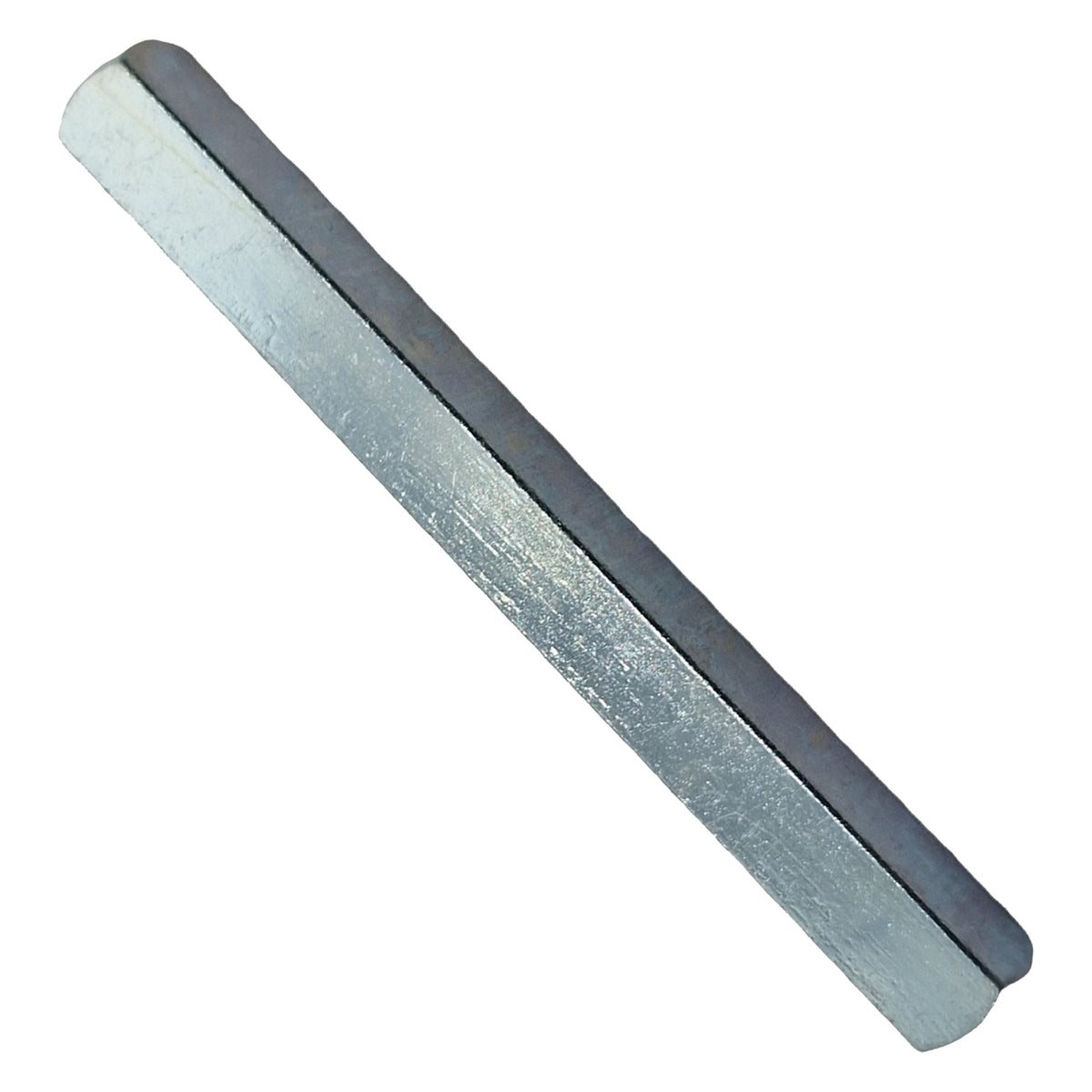 8mm x 130mm Door Handle Spindle Plain Bar Made of Solid Steel for Windows and Doors, Silver Finish Available in Lenghts from 50mm to 150mm (130mm)
