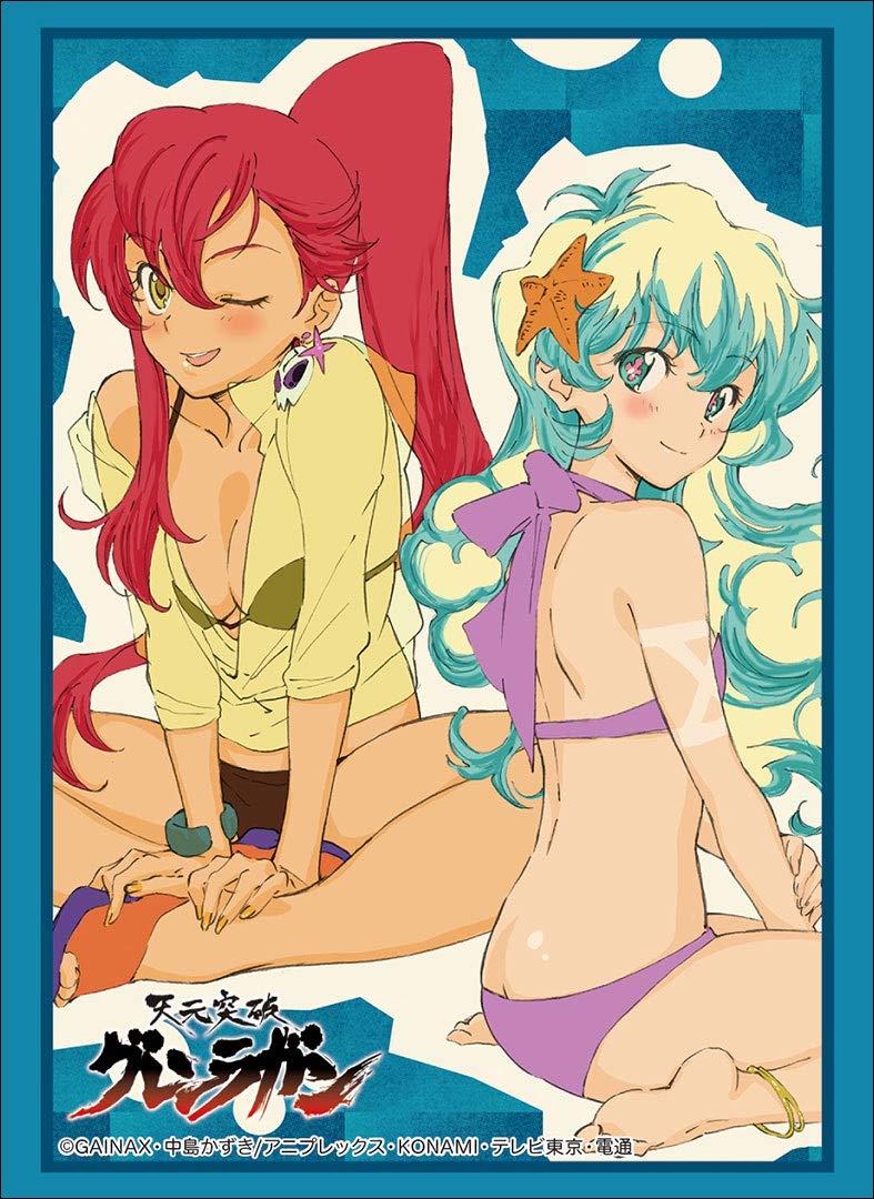 Gurren Lagann Tengen Toppa Yoko & Nia Card Game Character Sleeves Collection HG Vol.1731 P.2 High Grade Anime Art