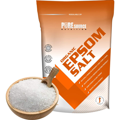 PSN Epsom Salt Organic 100% Natural Epsom Salts Magnesium Sulpahte for Bath Bombs Soak Bathing Spa (200g)