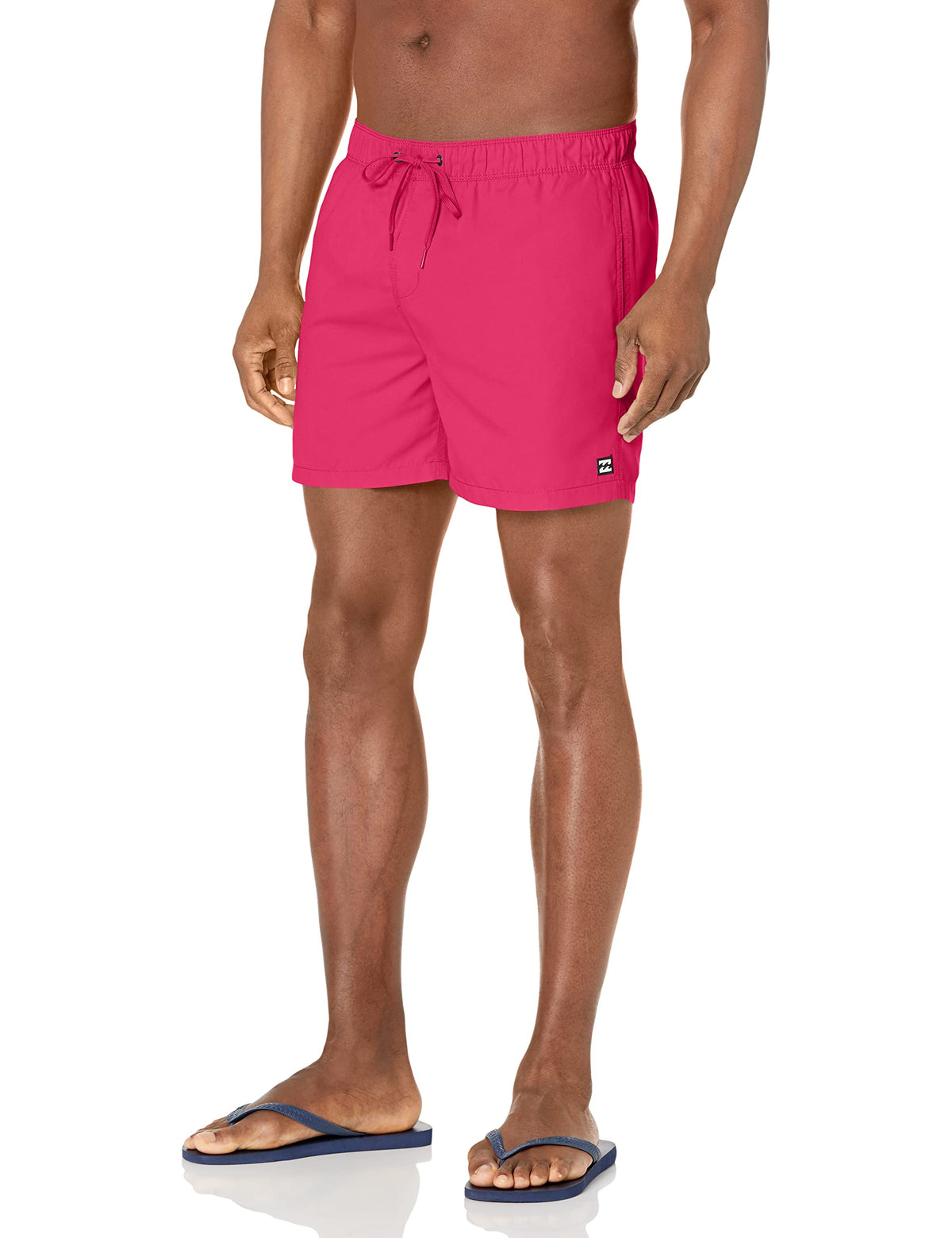Billabong Men's Standard Elastic Waist Boardshort Swim Short Trunk, 16 Inch Outseam, Neon Pink