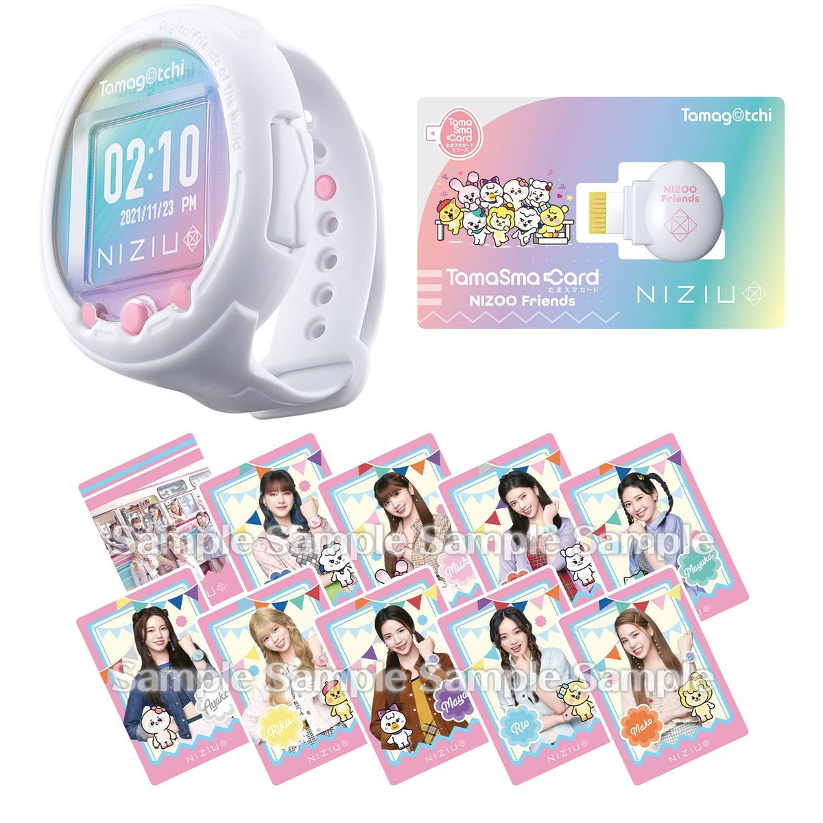 BANDAI Tamagotchi Smart NiziU Special Set (Exclusive Original Clear File)