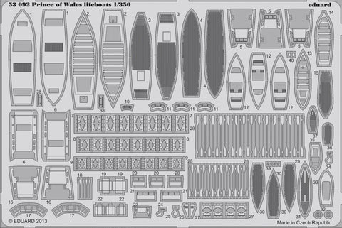 Eduard Models Prince of Wales Lifeboats Photo-Etch