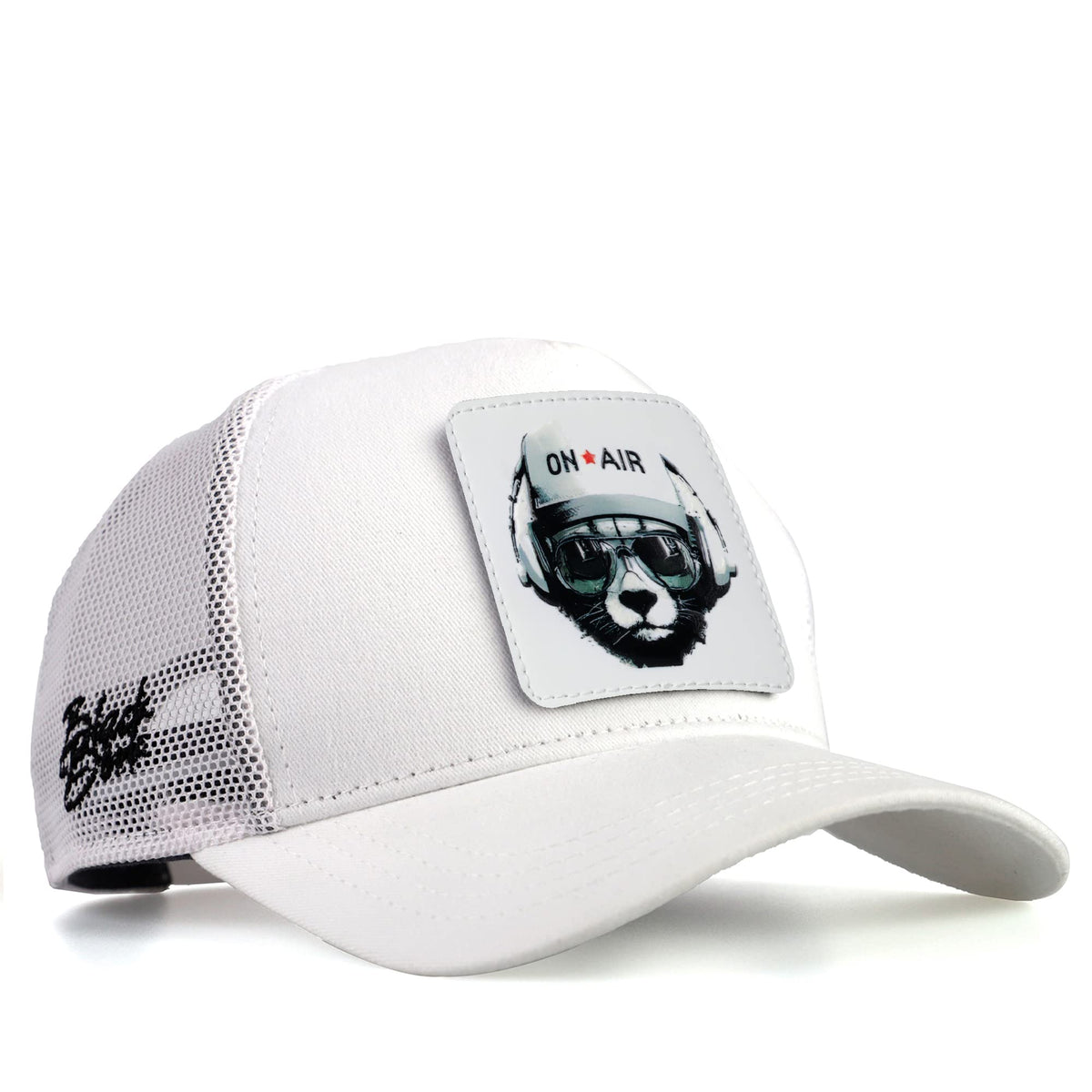 BlackBork Trucker Style Snapback Hat with Removable Bear On Air