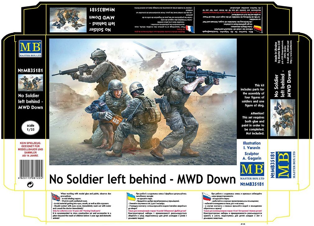 Master Box NO Soldier Left Behind - MWD Down 1/35 35181