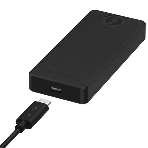 SABRENT Thunderbolt 3 External SSD 1TB, Portable Hard Drive NVMe USB 3.2x2 2700 MB/s Read, USB 3.2 Cable C to A and Type A to C Included, External M.2 SSD Aluminum Shell (SB-XTMQ-1TB)