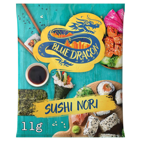Blue Dragon Sushi Nori Roasted Seaweed 11 g (order 15 for retail outer)