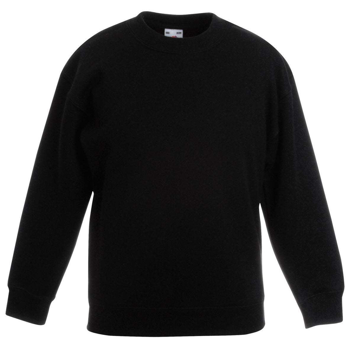 Fruit of the Loom SS027B Boys' Sweatshirt - Black - 14-15 Years