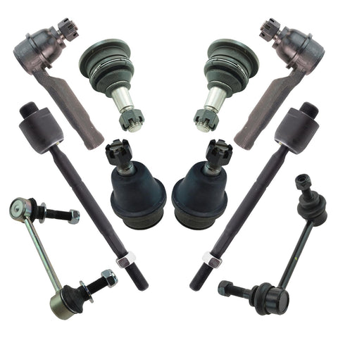 TRQ Front Steering & Suspension Kit Compatible with 2010-2018 Toyota 4Runner 2010-14 FJ Cruiser