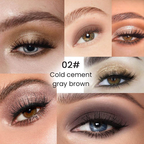 CAKAILA 12Color Nude Dark Light Brown Eyeshadow Palette Makeup,Korean Natural Eyeshadow palettes Neutral Warm Eye Pallet,Highly Pigmented Ultra-Blendable, Naturing-Looking,Long Lasting