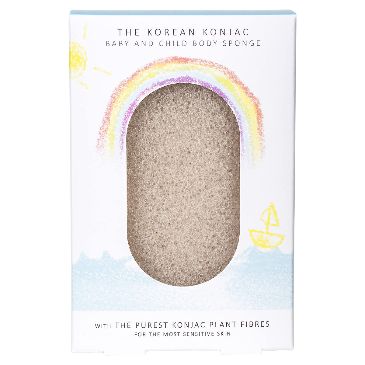 KONJAC SPONGE CO Premium Baby Bath Sponge, 1 EA