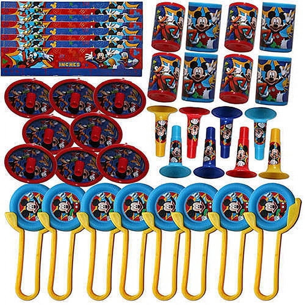 amscan DisneyMickey Mouse Party Supplies | Party Favor | Pack of 100 Multi Color, 24" x 9 1/4"
