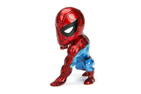 Metals Marvel Classic Spiderman Diecast Collectible Toy Figure, 4"