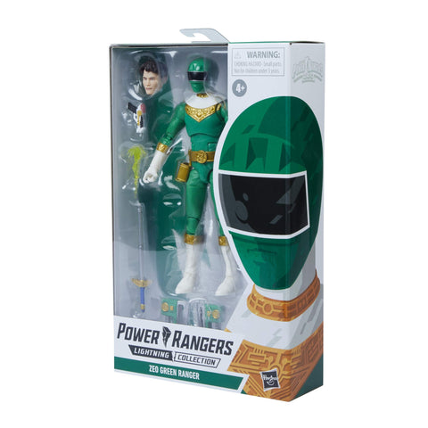 Power Rangers Lightning Collection Zeo IV Green 6-Inch Premium Collectible Action Figure Toy with Accessories