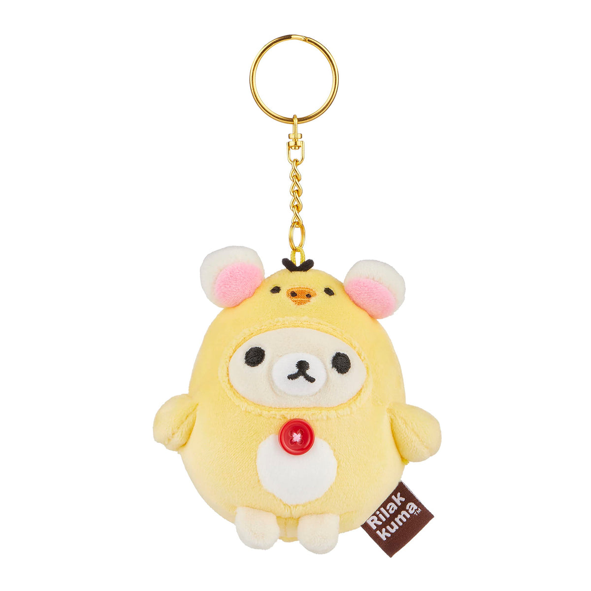 San-X Original Kiiroitori Kigurumi Keychain (Korilakkuma)