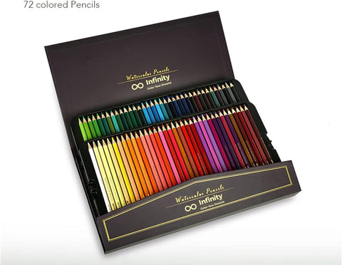 INFINITY gonomic triangular coloured pencils COLOR'PEPS STAR - x72 pens, Multicolor