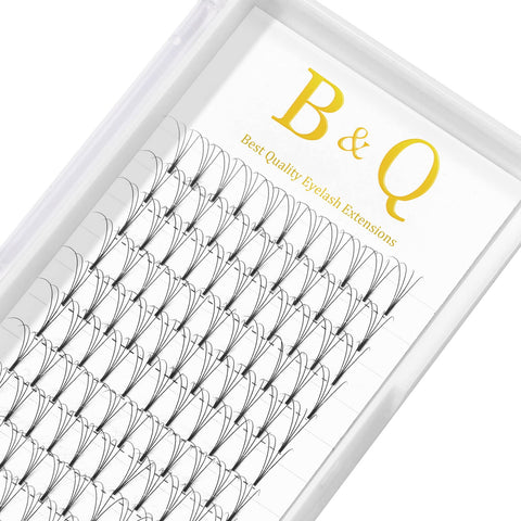 Premade Fans Eyelash Extensions 4D-D-0.07-8-15Mix Short Stem Premade Volume Eyelash Extensions 0.07 0.10 Volume Lash Extensions C D curl Pre made Lash Fans(4D-D-0.07, 8-15mm)
