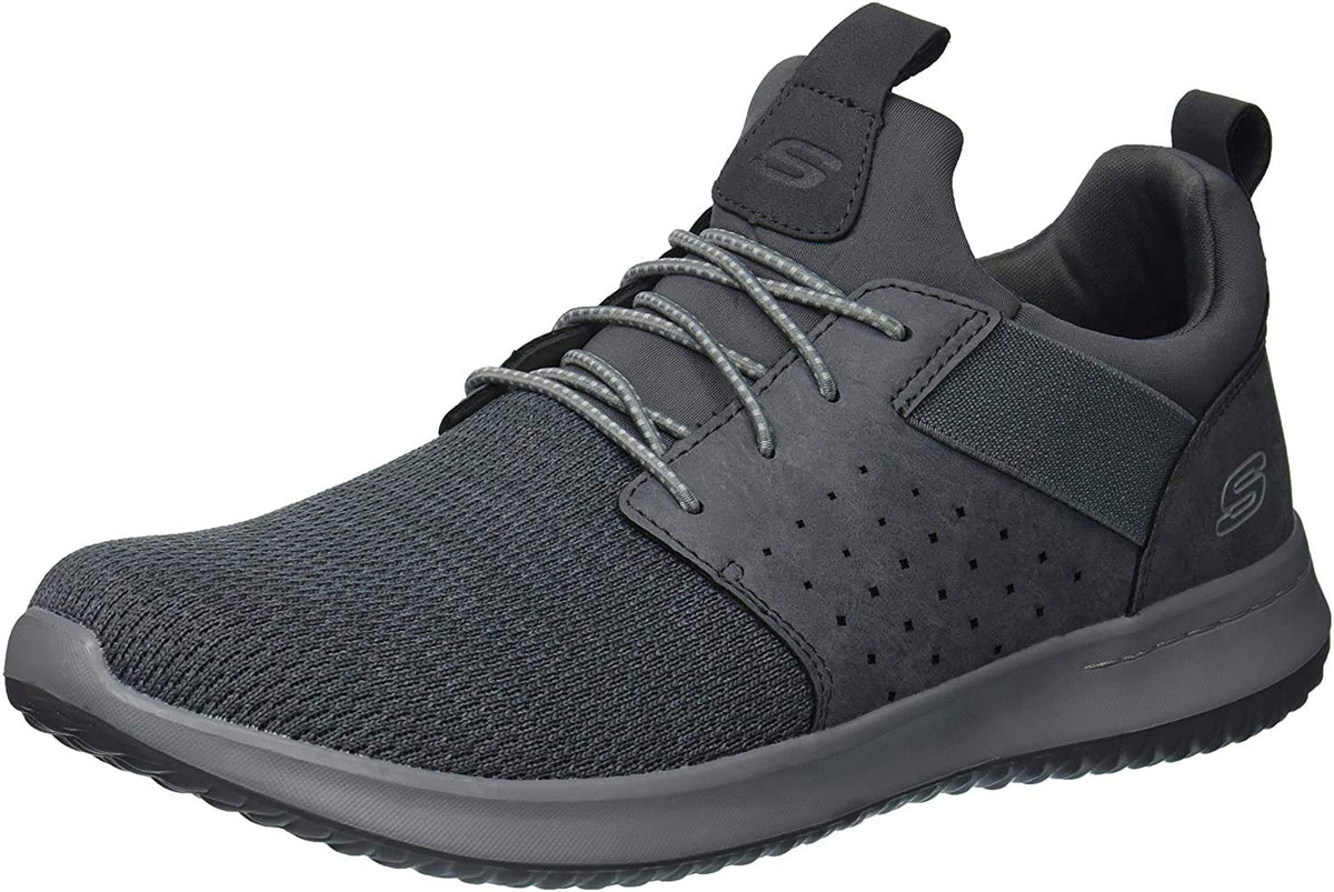 Skechers Men's Classic Fit-Delson-Camden Sneaker,gray,8.5 Wide US