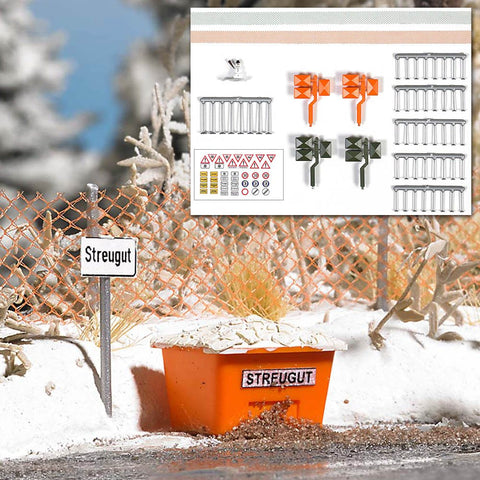 Busch 1167 Accessories Road Winter HO Scenery Scale Model Scenery