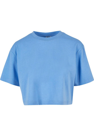 Urban Classics Women's Ladies Short Oversized Tee T-Shirt, Horizon Blue, XS