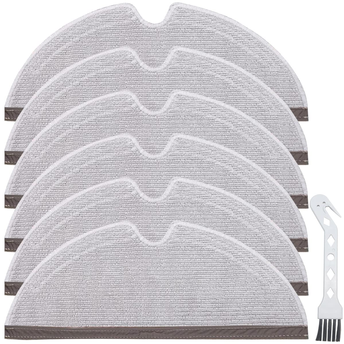 EATBALE Mopping Cloth for Roborock S4 S5 S50 S51 S55 S5 Max S6 Pure S6 Max S6 MaxV Q8 Max Q8 Max+ Q5 Pro Q5 Pro+ Q7 Q7+ Q7 Max Q7 Max+ Robot Vacuum Cleaner, Accessories Kit 6 Mop Cloth(6 Pack)