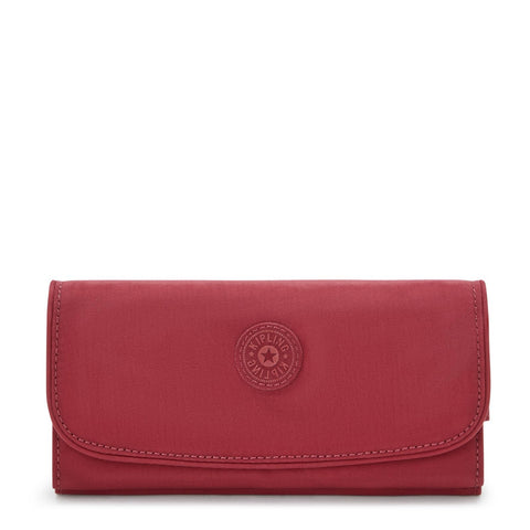 Kipling Money Land, Large Wallet, 3 x 80 x 38 cm, Funky Red (RED)