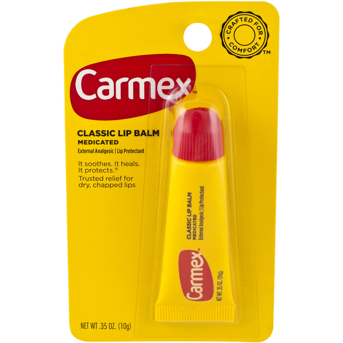 Carmex Lip Balm, 0.35 oz, Pack of 2