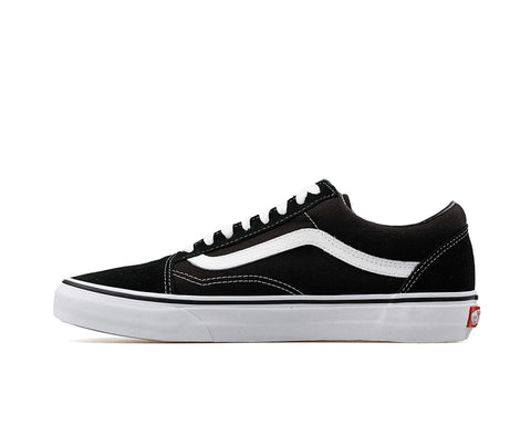 Vans Old Skool Leather, Unisex AdultsÃ¢â‚¬â„¢ Low-Top Trainers, Black (Black/White), 2.5 UK