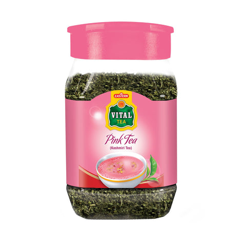 Eastern Vital Tea Kashmiri Tea Jar, Kashmiri Kahwa Tea Made From Kashmiri Tea Leaves, Kashmiri Pink Tea (100 grams)