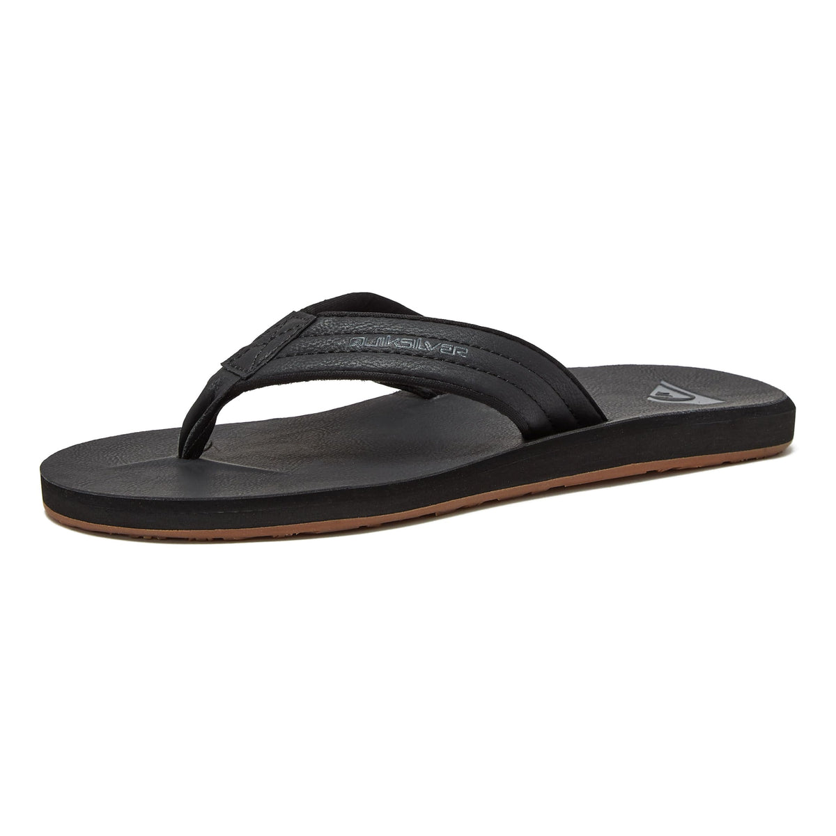 Quiksilver Men's Carver Nubuck Sandal, Solid Black, 11