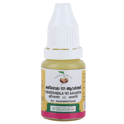 Trims VAIDYARATNAM Ksheerabala 101 Aavarthi with Free Pachak Methi, Multi, Standard, 10 g