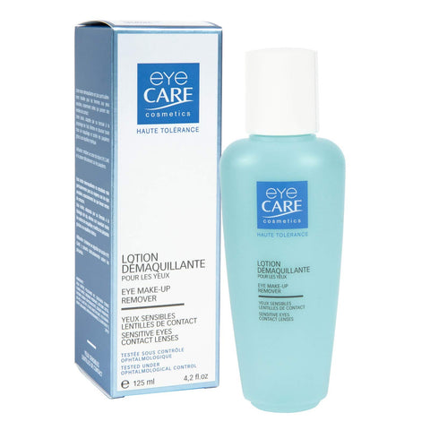 Eye Care Cosmetics Eye Make-Up Remover Lotion 125ml Water Base Blue