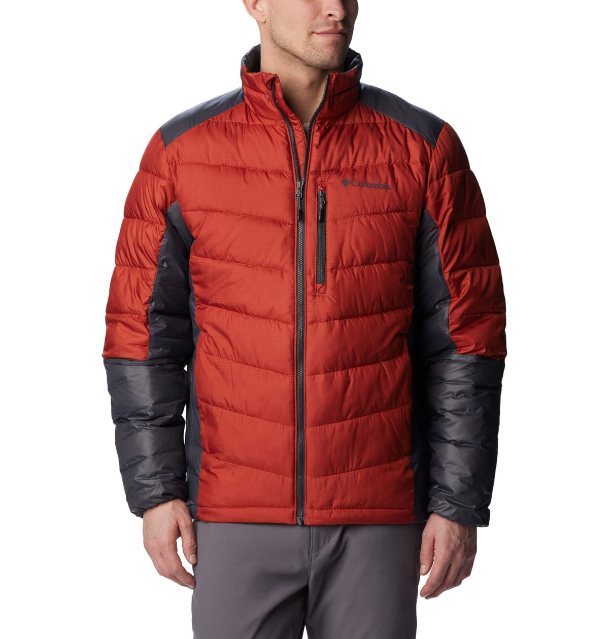 Columbia Men's Labyrinth Loop Jacket, Warp Red/Shark, Medium