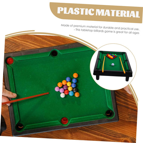 NUOBESTY 1 Set Kid Birthday Party Household Billiards Toy Table Top Pool Swimming Pools for Kids Portable Snooker Table Kids Swimming Pool Travel Toy Toys Mini Game Set Child