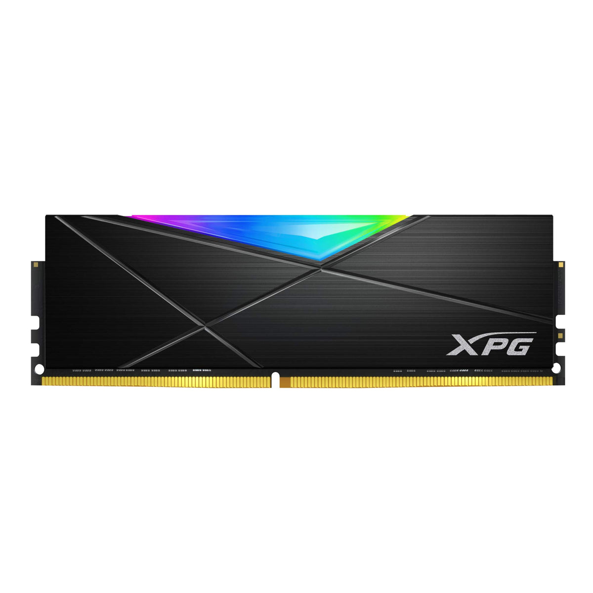 ADATA XPG SPECTRIX D55 DDR4 RGB Memory Module Gaming DRAM, speeds up to 3200MHz, 16GB (2x8GB), dual package, high performance, desktop memory, metal heatsink, supports XMP 2.0, Black