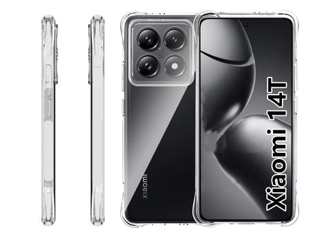YjkjYii Case for Xiaomi 14T Case, High-Quality Silicone Premium TPU Protective Case, Mobile Phone Case with Xiaomi 14T - Transparent