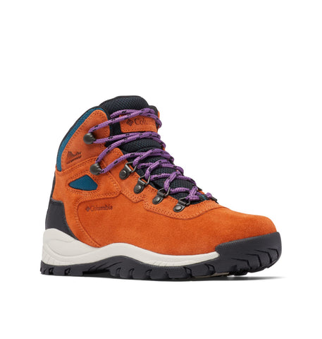 Columbia Women's Newton Ridge Plus Waterproof Amped, Cedar/Nightwave, 6