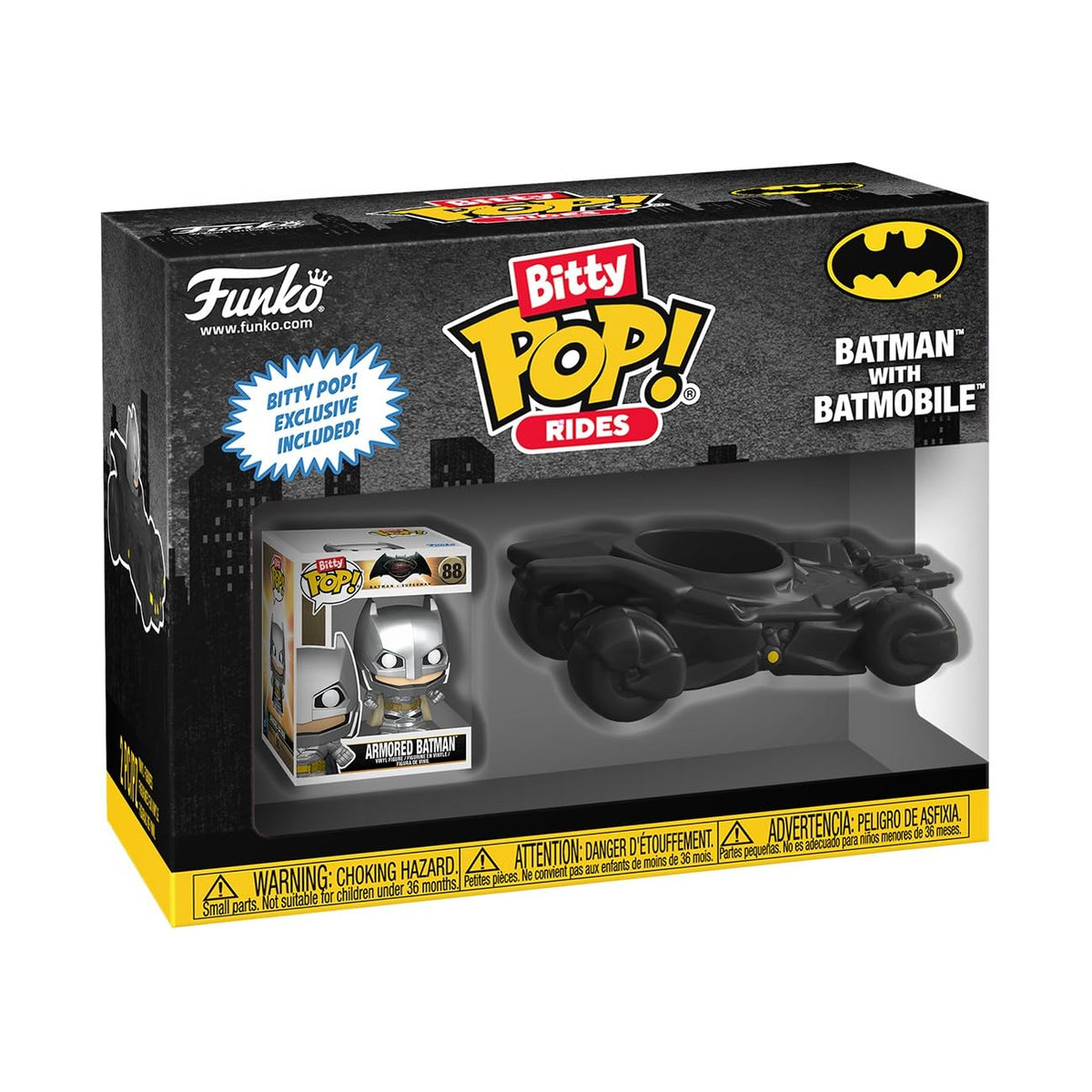 Bitty Pop! Rides Batman with Batmobile