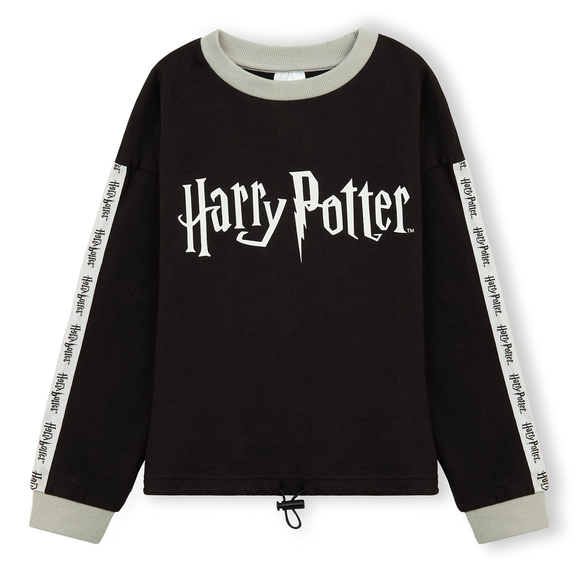 Harry Potter Hoodies for Girls Sweatshirt Teen Girls (13-14 Years, Black/Grey Sweatshirt)