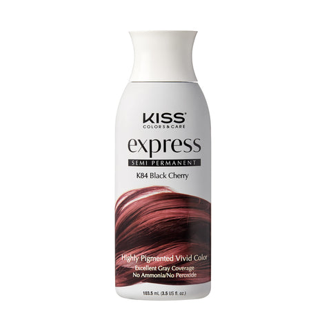 Kiss: Express Semi Permanent Hair Color - Black Cherry K84-Black Cherry