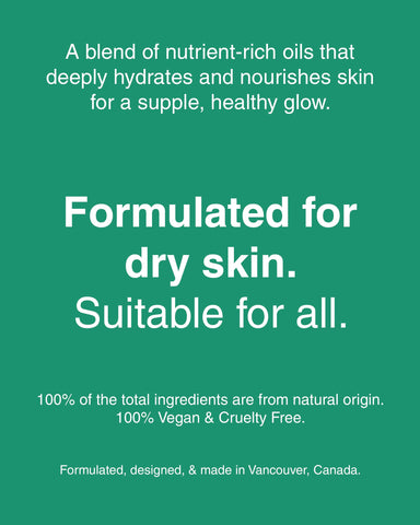 Face Serum, Facial Oil Blend with Rosehip Oil + Vitamin E + Primrose Oil + Grapeseed, Face Moisturizer to Prevent Wrinkles, Hydrate & Soothe Dry Skin, 100% Natural Skin Care, Vegan, 1 fl.oz | 30ml