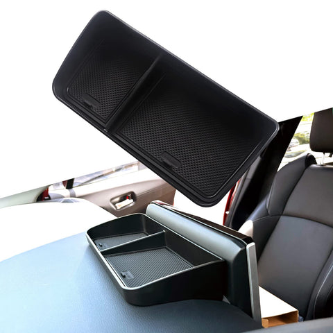 smabee Dashboard Storage Tray Compatible with Toyota Corolla 2019-2022 / Corolla Cross 2022-2024 Center Console Display Box Hidden Tray Behind Screen Corolla Accessories